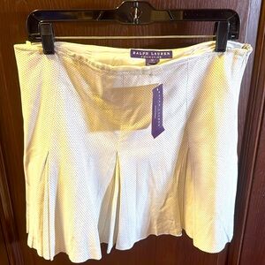 Ralph Lauren Purple label leather skirt